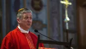 Cardinal Blase Cupich of Chicago, under whose canonical authority the Canons Regular of St. John Cantius are.